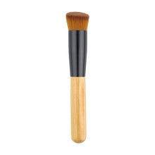Load image into Gallery viewer, Professional Makeup tool set 15 Color Face Concealer Eyeshadow Palette + Wood Handle Flat Angled Brush kit Make up Setke up Set